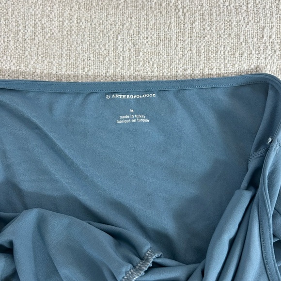 Anthropologie Slate Blue Halter Top - Picture 4 of 4